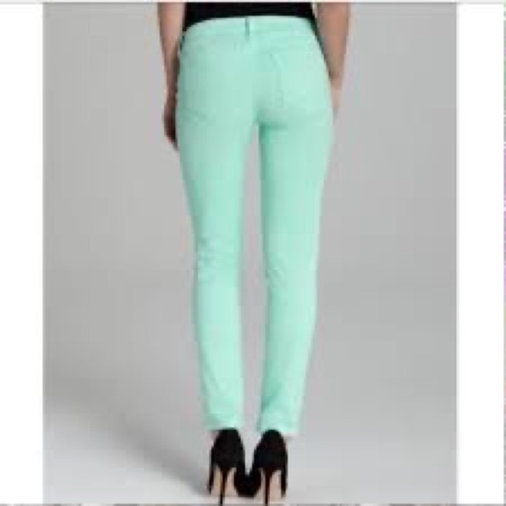 SOLD Lab Design Spring Street Skinny Ankle Cigarette Green Jeans